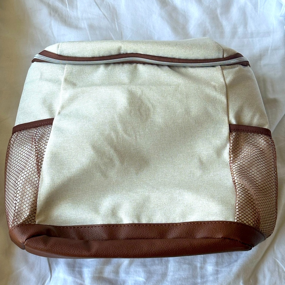 NWOT DSW canvas insulated cooler backpack